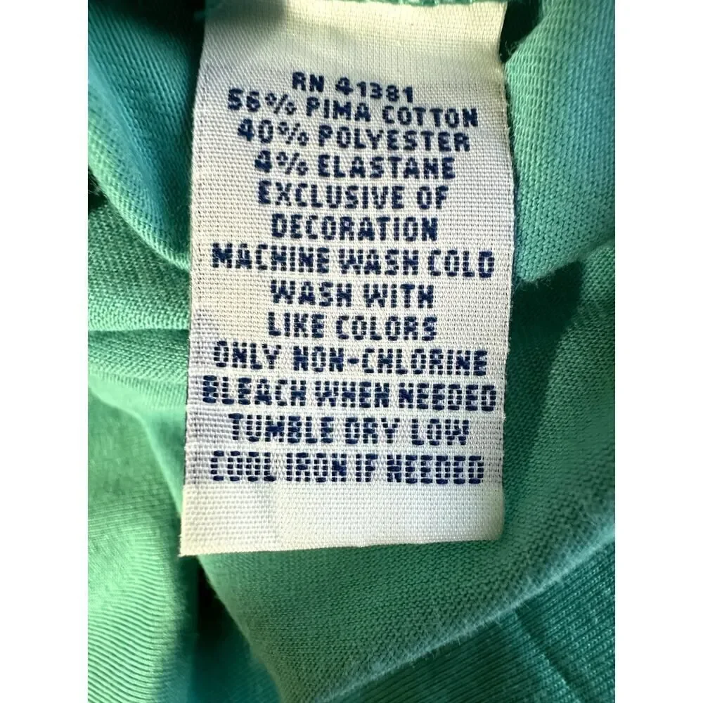 POLO GOLF RALPH LAUREN Men's Performance Short Sleeve Polo Shirt Green Size XXL